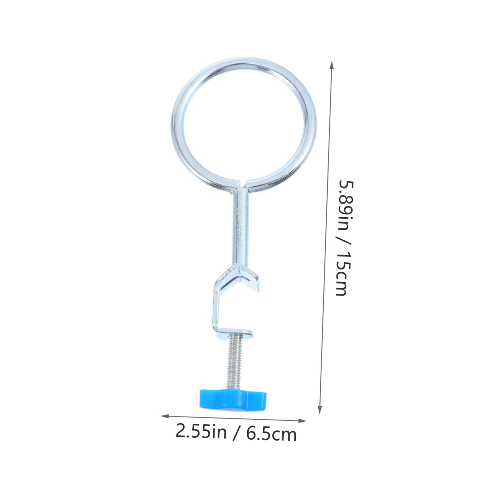 NAMOARLY 3pcs Retort Clamp Iron Retort Support Experiment Equipment Support Retort Ring