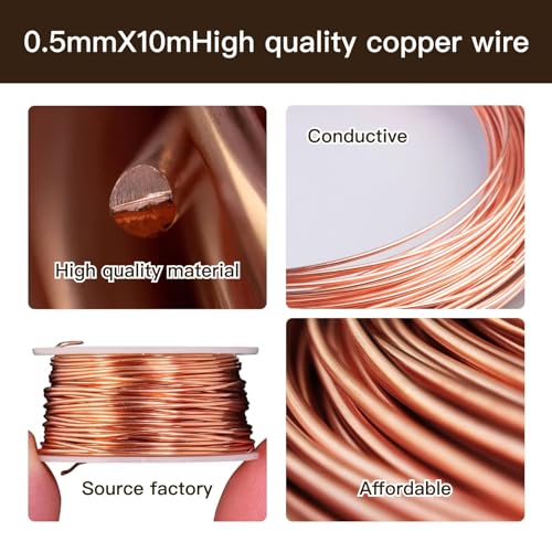 Lotbun 10 Metern kupferdraht 5mm kupferlackdraht kupferdraht für schmuck copper wire coil kupferdraht Geeignet für Transformatoren