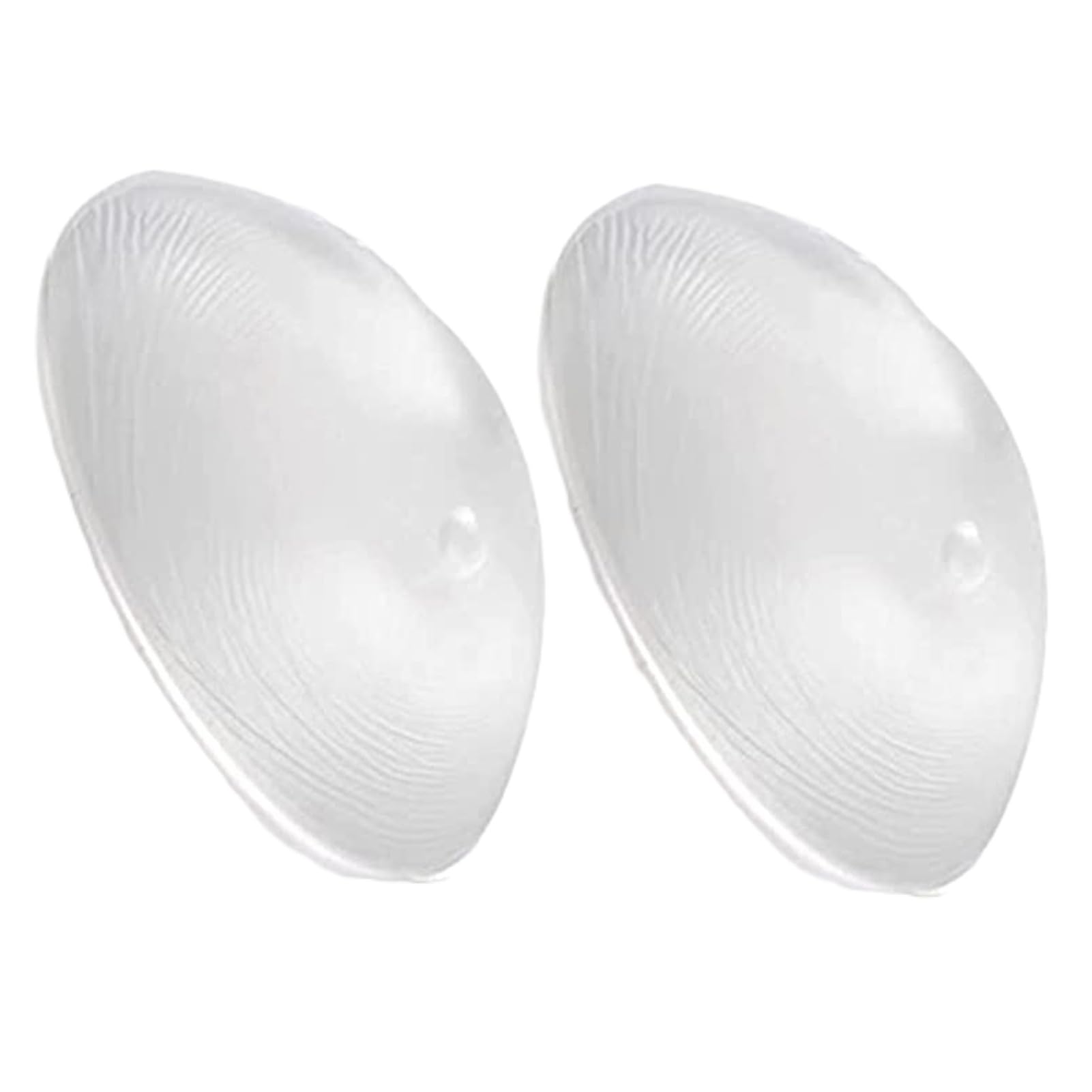 Trójkątne Silikonowe Wkładki Do Biustonosza Mastektomii Niewidoczne Wklęsłe Wkładki Do Biustonosza Samoprzylepne(1000g/pair, Transparent)