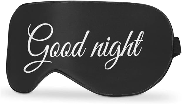 Sleep Eye Mask - Stylish Personalized Sleep Eye Mask for Men Women,ustomizable Text and Graphics, Light-Blackout Design Ultra Soft & Comfortable ,Comfy Sleeping Eye Cover for Travel,Elastic