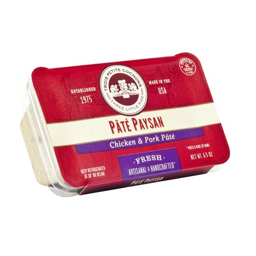 Farmers Pate | Pate Paysan by Les Trois Petits Cochons - 6.5 oz (Pack of 6)