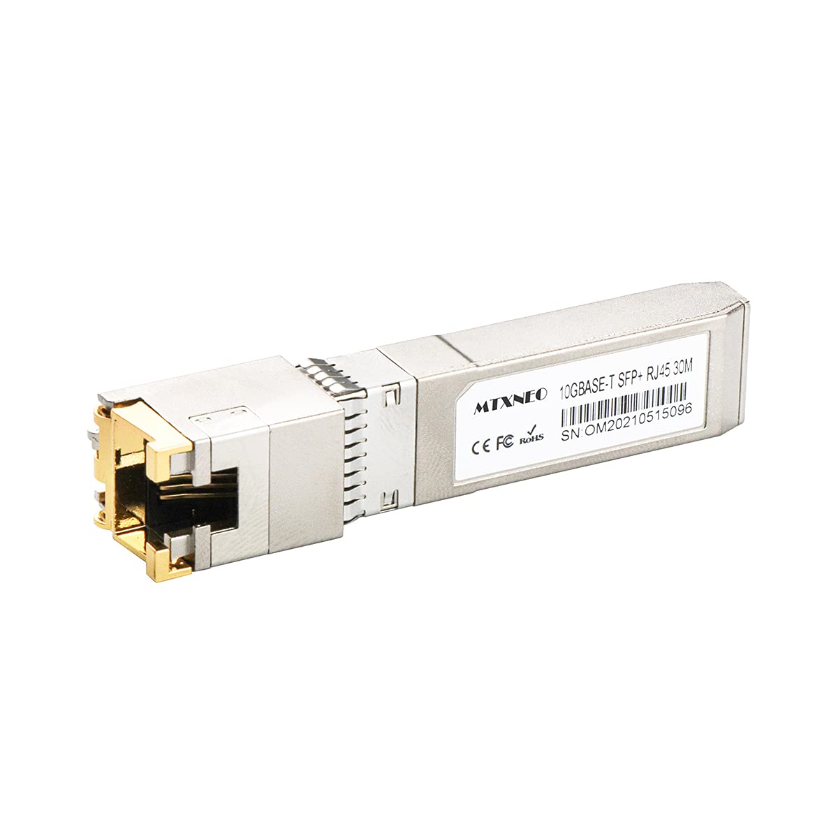 10GB SFP + RJ45-Modul 10 GBase-T SFP + Kupfer-Transceiver Kompatibel für Cisco Ubiquiti D-Link bis zu 30 m
