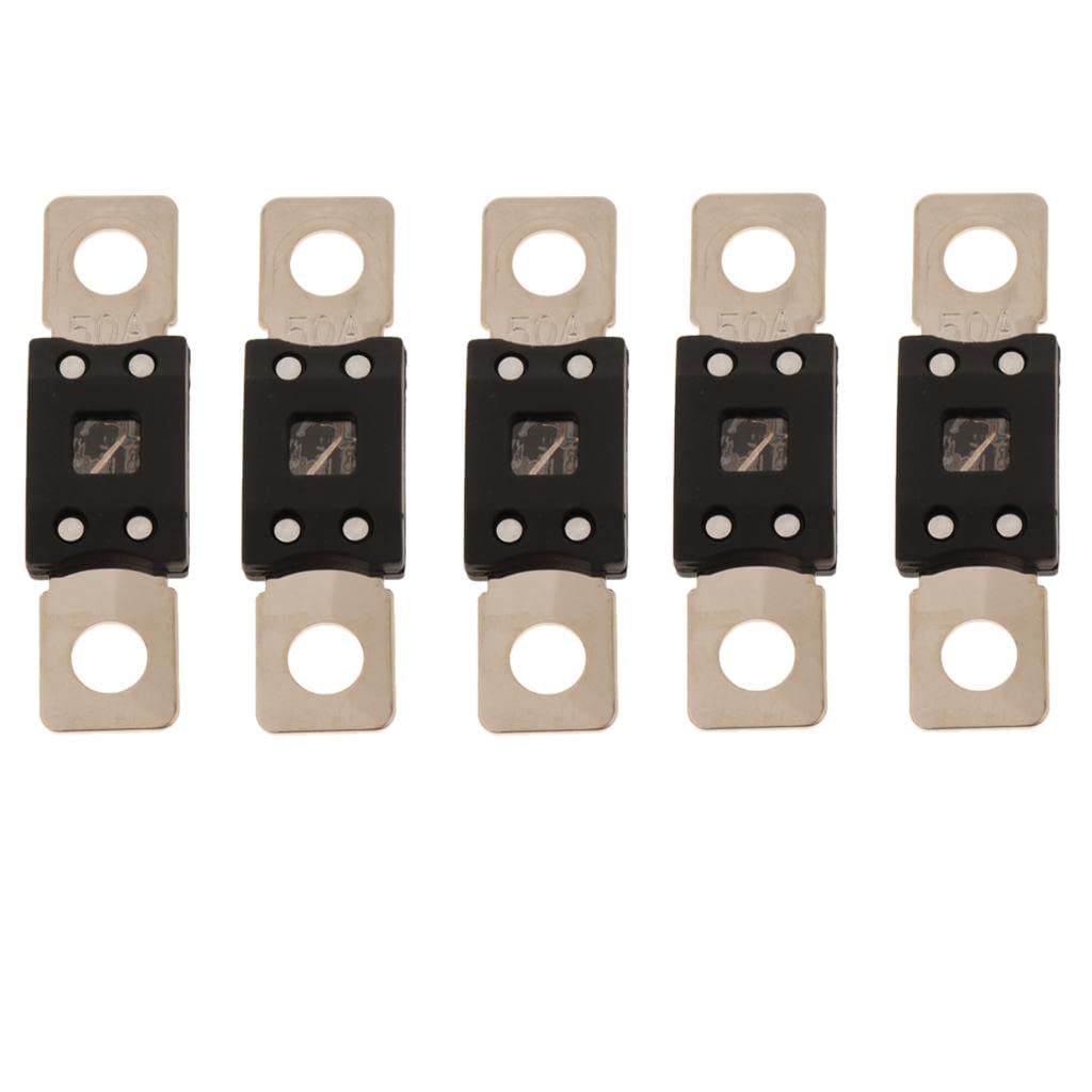 Enakshi® 5pcs Bolt-on Fuse 32V/ Flat Type Fuse/Auto Fuse/Blade Fuse for RV/Yacht 50A| Parts & Accessories | Car Electronics | Installation Products | Fuses & Fuse Holders-image-10