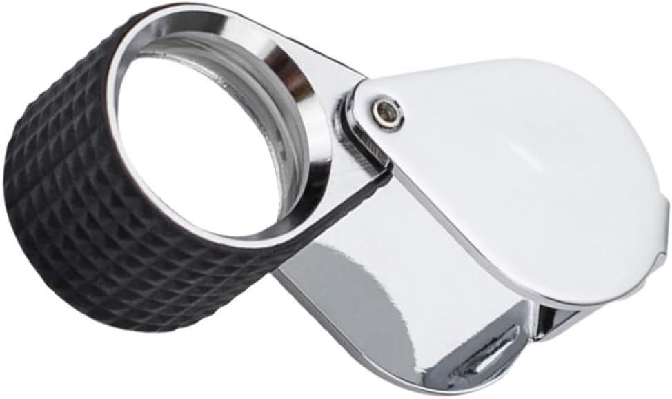 LED Illuminated Jewelry Magnifier Loupe for Plant and Stamp 10x-60x