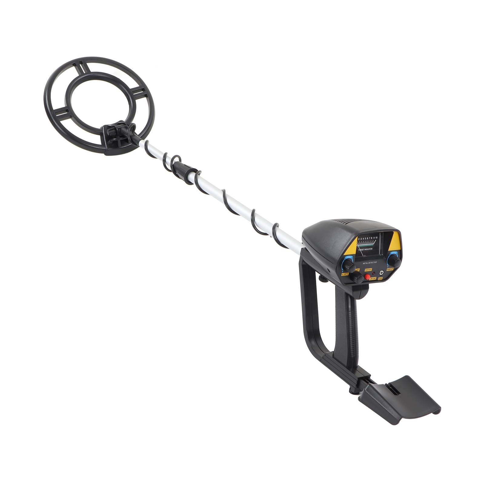 FTVOGUE Detector de Metales con Bobina Impermeable de 10 Pulgadas y 4