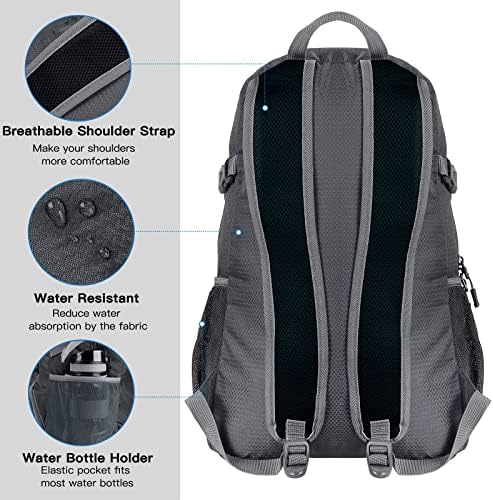 WATERFLY Hiking Travel Backpack Lightweight Camping Bags for Women & Men 4 WATERFLY Hiking Travel Backpack Lightweight Camping Bags for Women & Men