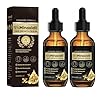 2 Pack Hair Growth Oil - 5% Serum for Stronger Thicker Longer Hair – Hair Growth Thickening Stop Thinning & Hair Loss for Men and Women