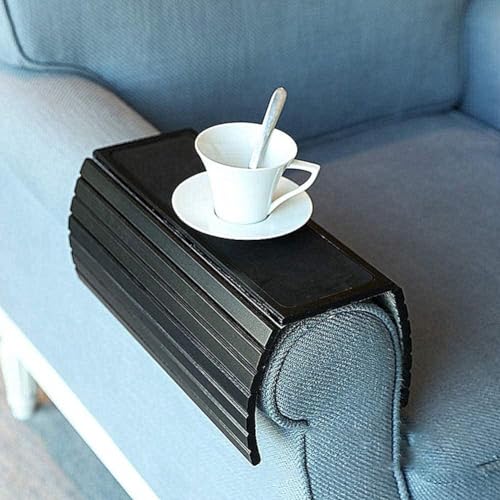 Bandeja para Reposabrazos Sanfly: evite caídas con este protector de sofá de madera antideslizante 4