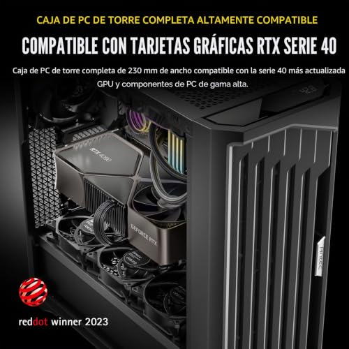 Caja torre Antec Performance 1 FT E-ATX cristal templado elegante 2