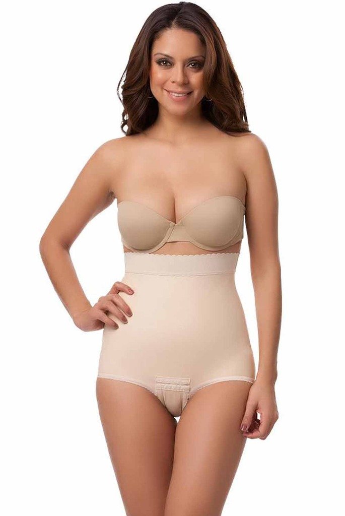 Isavela Womens 2nd Stage High Waist Abdominal Panty Length Compression Girdle(GR02)
