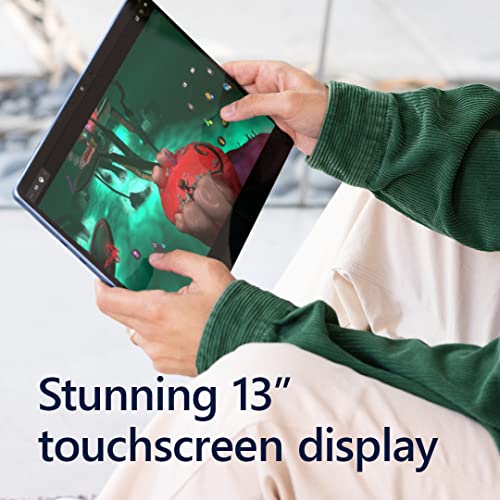 Image of Microsoft Surface Pro 9 (2022), 13 inch 2-in-1 Tablet & Laptop, Thin & Lightweight, Intel 12th Gen i7 Fast Processor for Multi-Tasking, 16GB RAM, 256GB Storage with Windows 11, Sapphire Microsoft Copilot