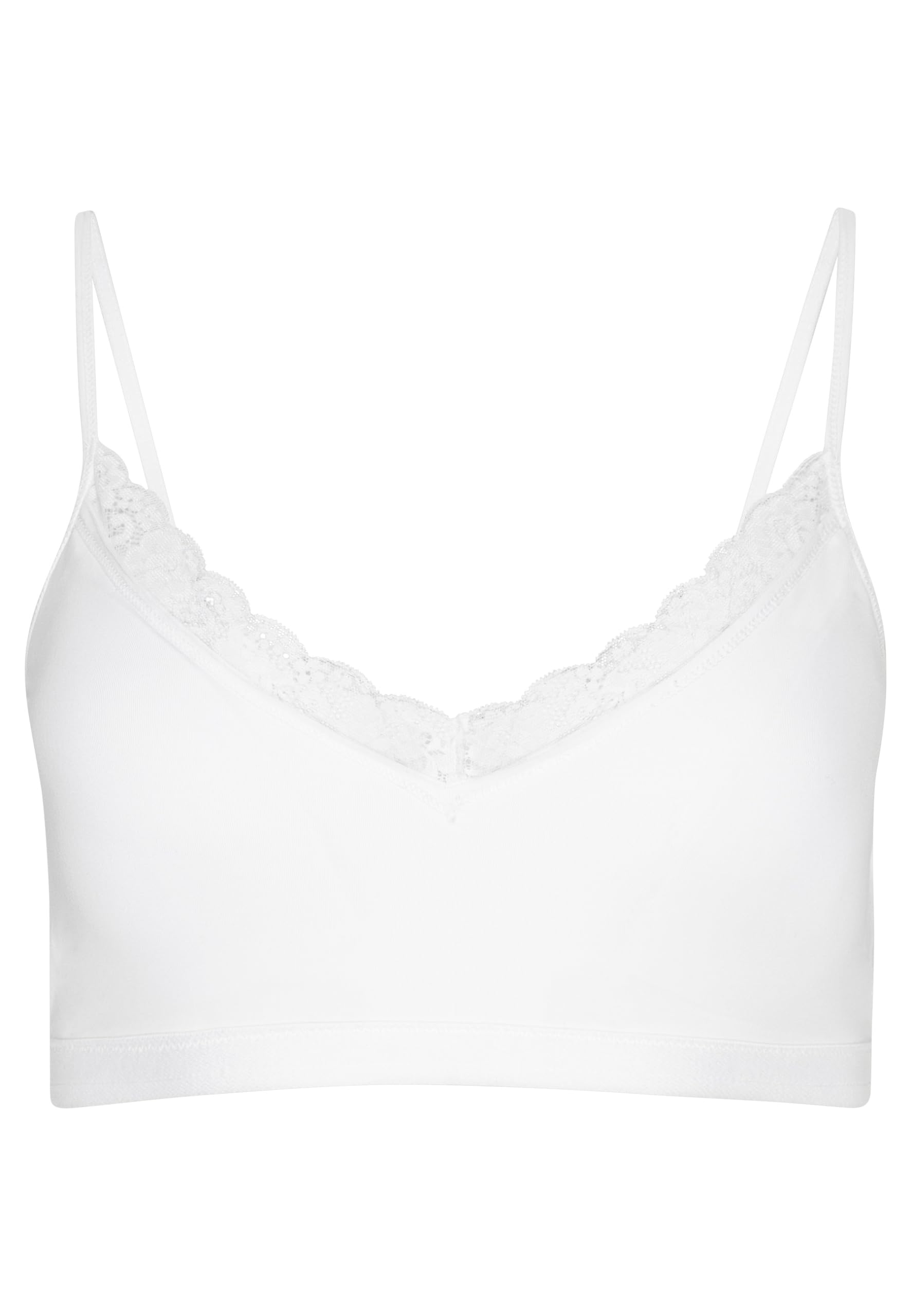 Jockey Women's Parisienne Padded Bralette, White, L