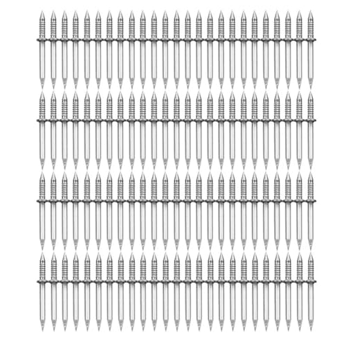 Clavos Dobles para Rodapié de Madera 500 Piezas Marca Yantbin Acero Durable miniatura 1
