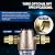 PUREPLUS Backwash Whole House Spin Down Sediment Water Filter with Scrapper 40 Micron, Reusable Flushable Pre-Filtration System for City/Tap Water, 1" MNPT + 3/4" FNPT + 3/4"MNPT, Brass, BPA Free