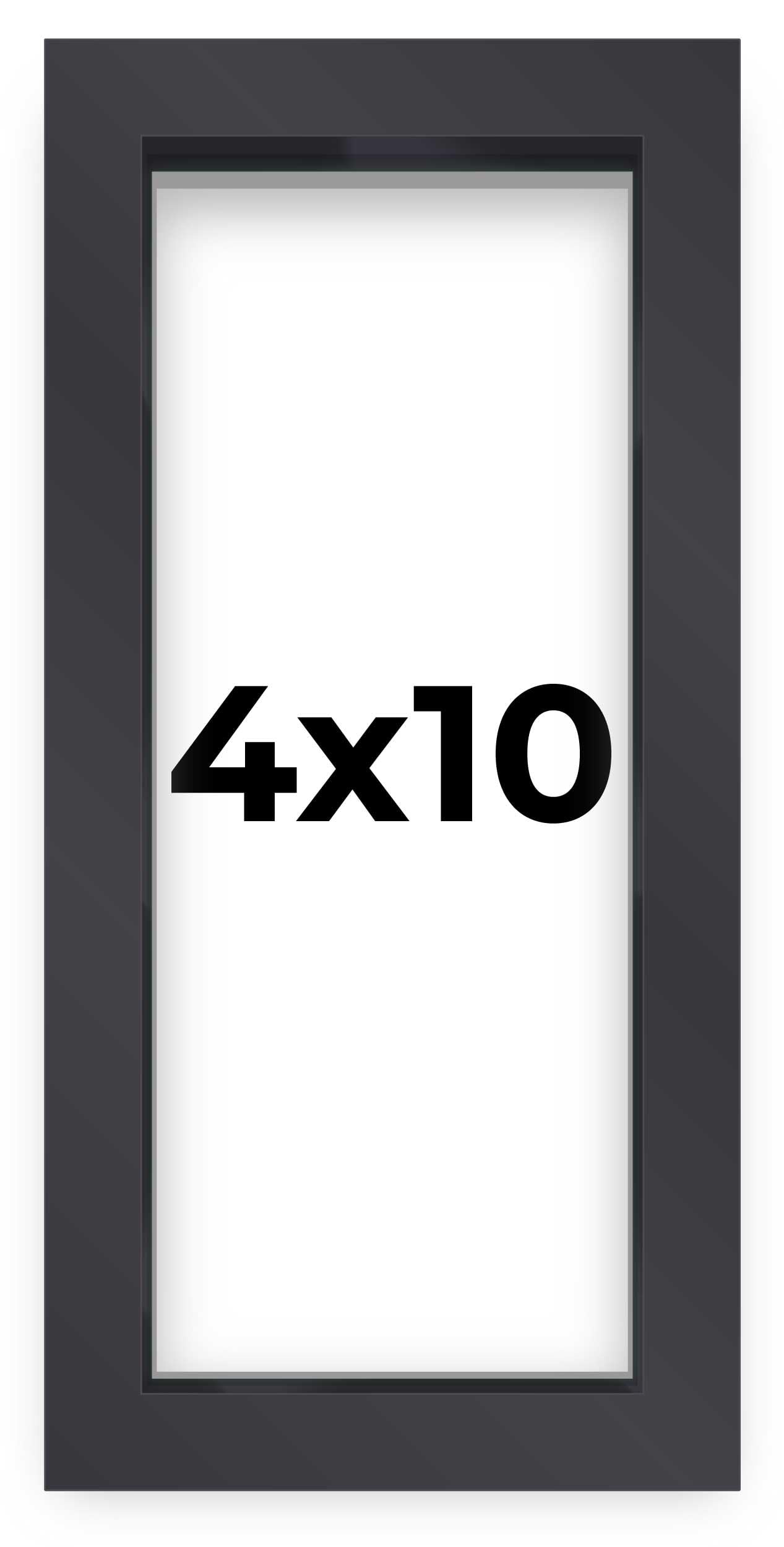 Amazon.com - 4x10 Shadow Box Black Frame | Interior Size 4x10 in