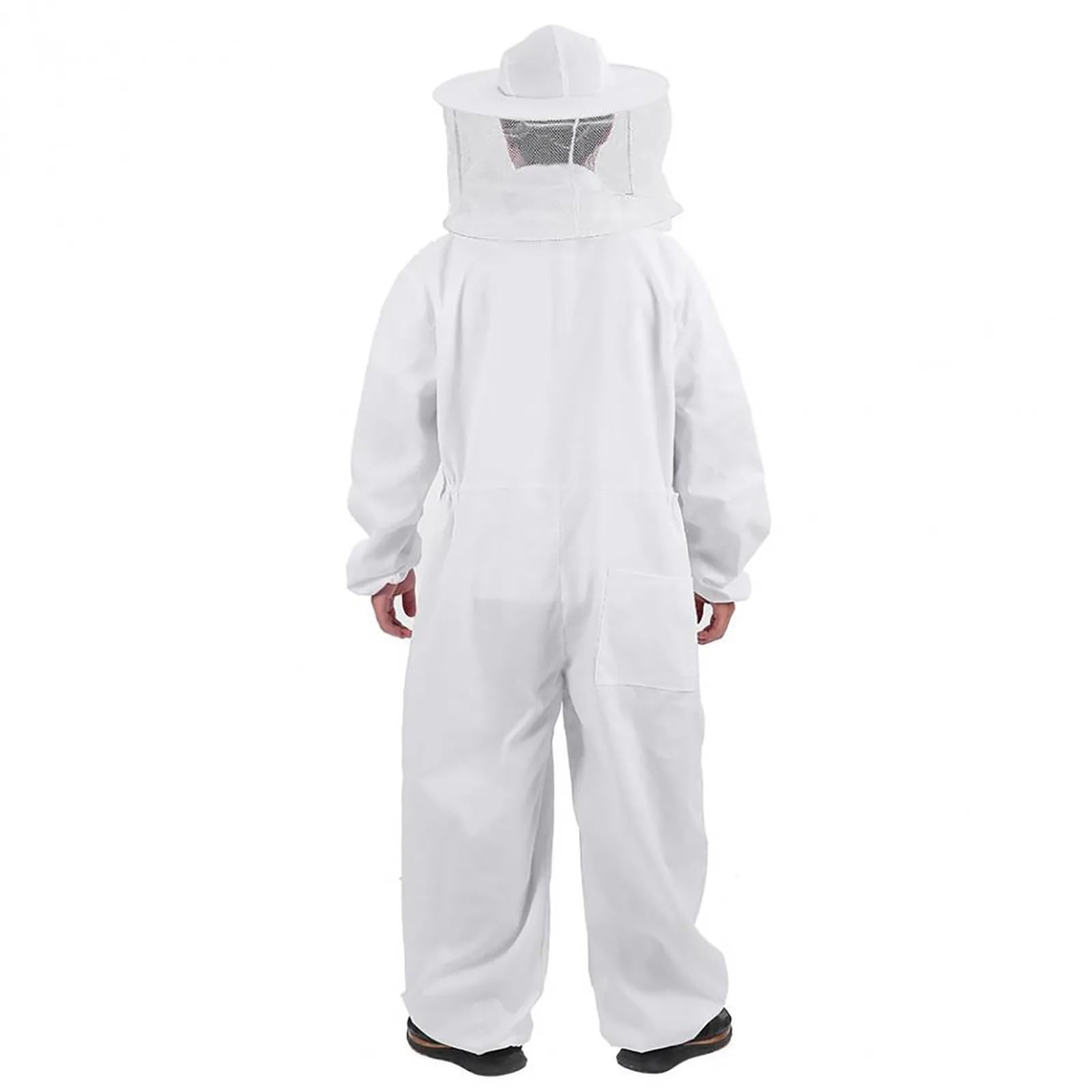 Traje de apicultor Profesional Traje de apicultura con protección completa contra picaduras y sombrero redondo. Suministros for hombres(XL)