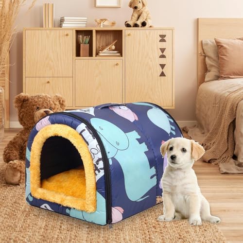 Cueva para perros de tamaño mediano lavable y resistente al agua 4