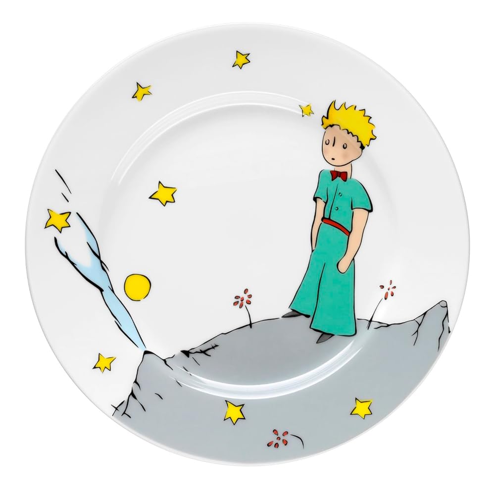 Regalo Grabado - Cubiertos Infantiles Personalizados con Vajilla |+ de 3 años | Acero Inoxidable 18/10 | Nombre y Fecha Grabados | Apto Lavavajillas | (Principito)