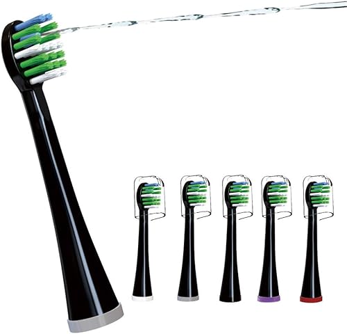 Cabezales de cepillo de dientes de repuesto compatibles con WaterPik Sonic Fusion2.0 Brush and Flosser Combo... SF-01 SF-02 SF-03 SF-04 con tapa