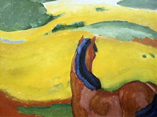 Toile Franz Marc Cheval abstrait pour sublimer la déco de votre salon