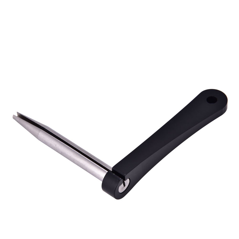 Durable Spoke Holder Tool for 0.8mm–1.0mm Bladed Spokes, Aluminum Alloy + Stainless Steel Wheel Truing Aid, Compatible with DT Swiss Nipple Wrenches