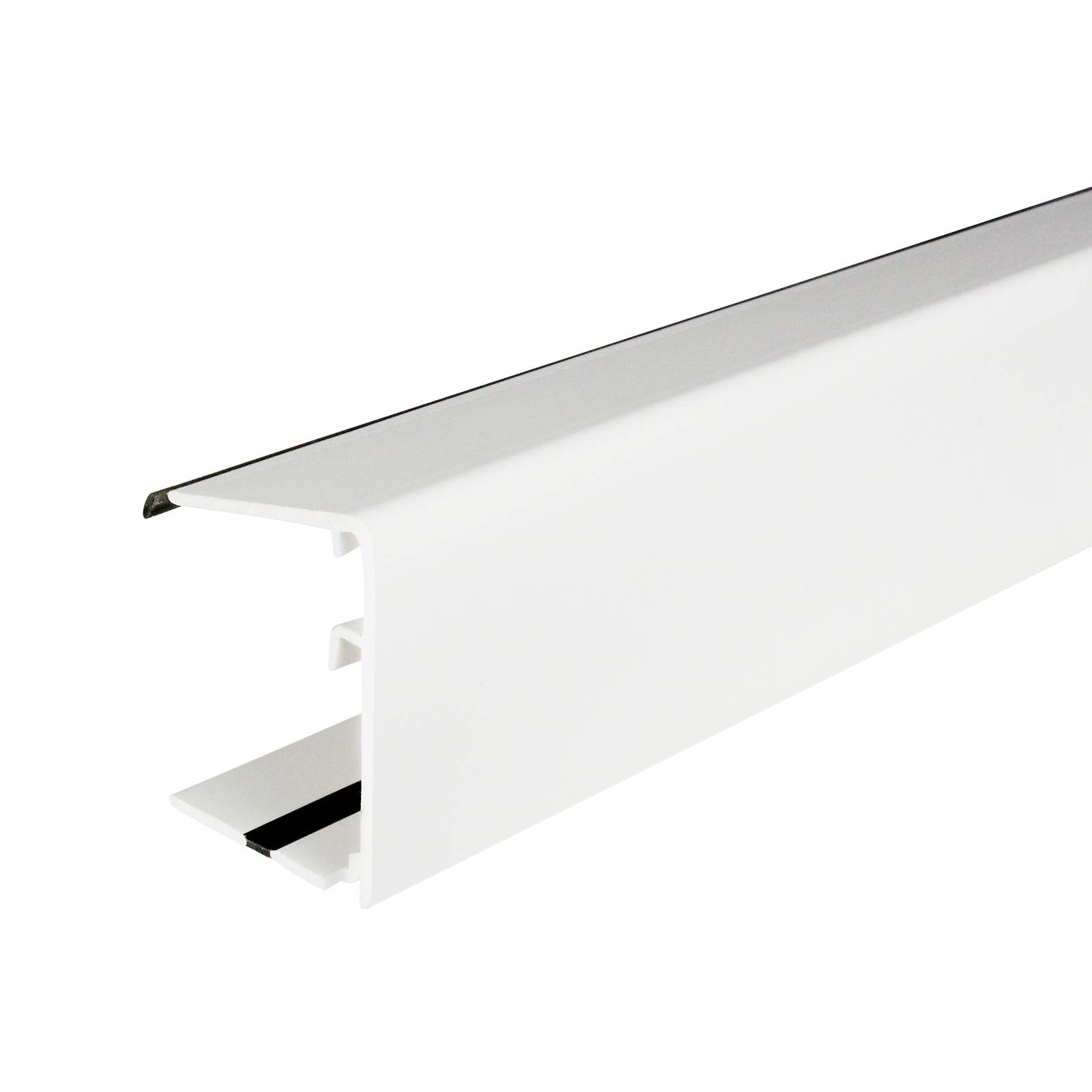 Ultraframe White 1M 35Mmn End Closure Polycarbonate Glass Conservatory Sheet Trim
