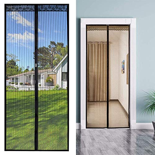 Magnetic Fly Screen Door Insect Screen Balcony Door Fly Curtain 210 x 100 cm Hands Summer Anti-Mosquito Insect Protection for Bedroom / Living Room / Balcony - Image 2