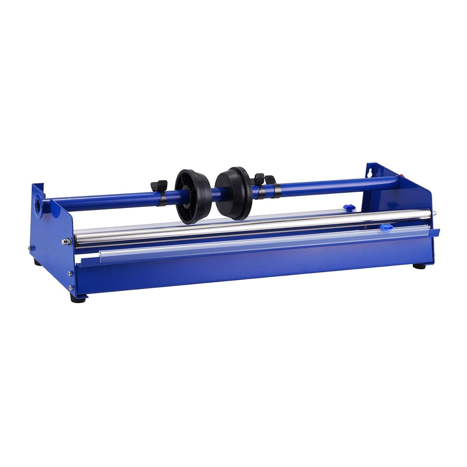 Sharplace Dispensador de Film Estirable de, Máquina de Envoltura, Aplicación de Envoltura de Film Retráctil con Máquina de Envoltura con Cortador para, Azul