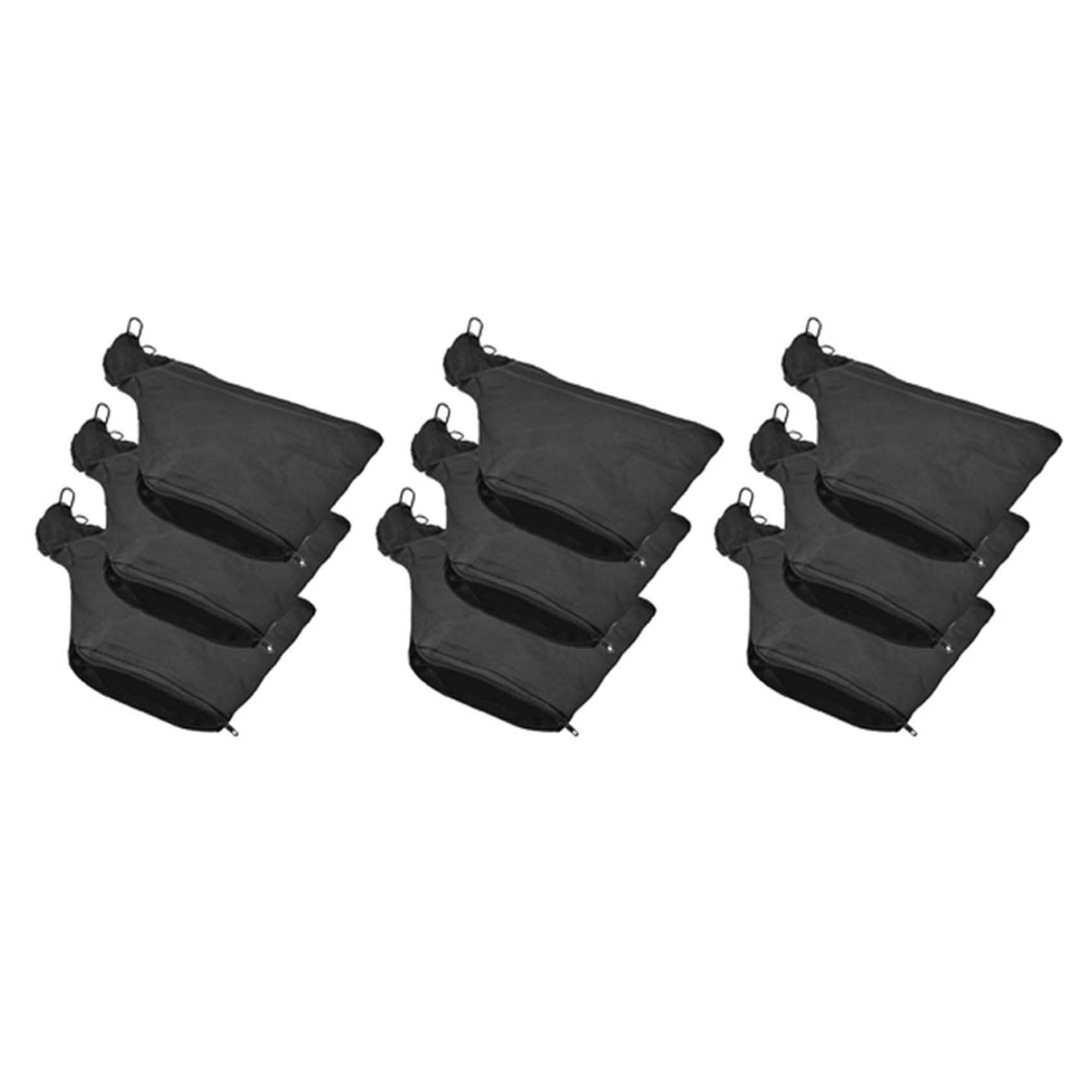 Jnchdghwa Black Saw Dust Bag, Dust Collector Bag With Zipper & Wire Stand, For 255 Model Miter Saw 9Pcs