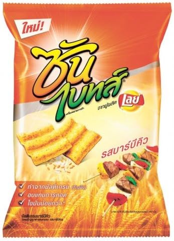 Sun-Bites Crispy multigrain snack mixed fiber. Bar-B-Q flavored 82g