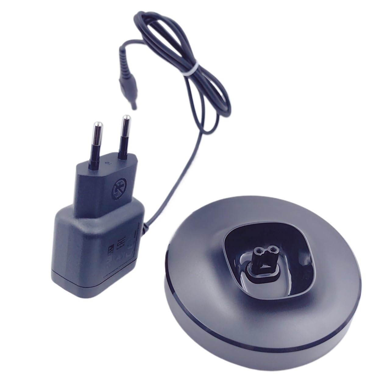 Base Del Supporto Di Ricarica AC51/15V Con Cavo Di Ricarica HQ8505 | Compatibile con Philips Compatibile con rasoio Honeycomb Series 5000 7000 9000 S5531 S7731 S7735 S5536(Flat plug)