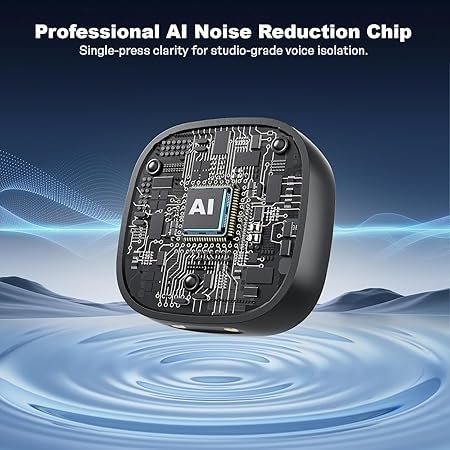 Image of Wireless Lavalier Microphone High Fidelity Noise Reduction TikTok Short Live Streaming iPh-one & Android Interview Youtubers Classes Instagram Singing Reels Podcast Vlogging Office(K26)