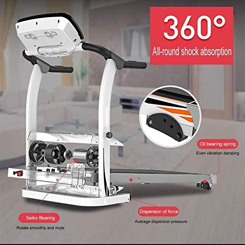 Image of Treadmills Treadmill Foldable Steel Frame Walking Treadmill Adjustable Incline Fitness Exercise Running Machines for Home Gym Space Saving Do Not Need Assembly