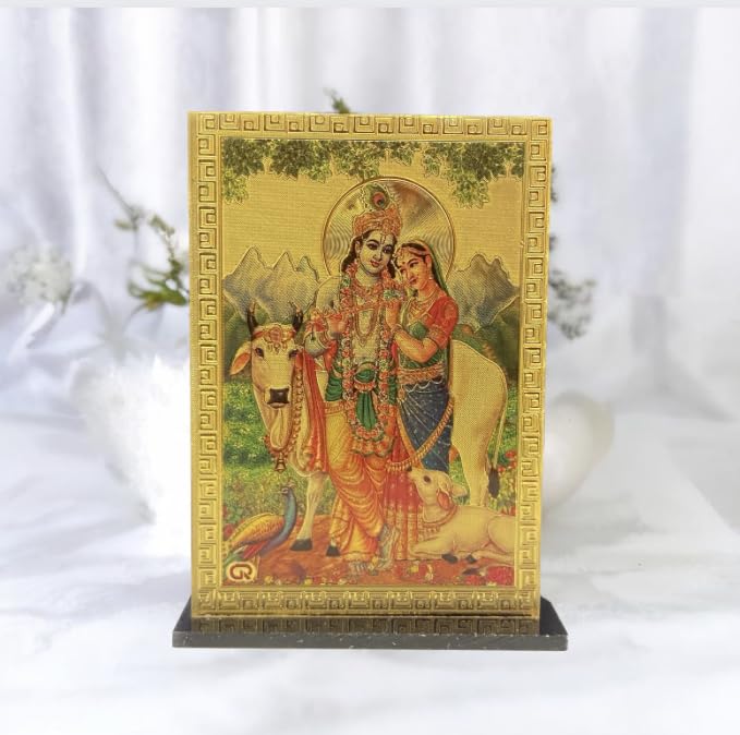 Bajaj Divine World Radha Krishna for car Dashboard Office Dashboard
