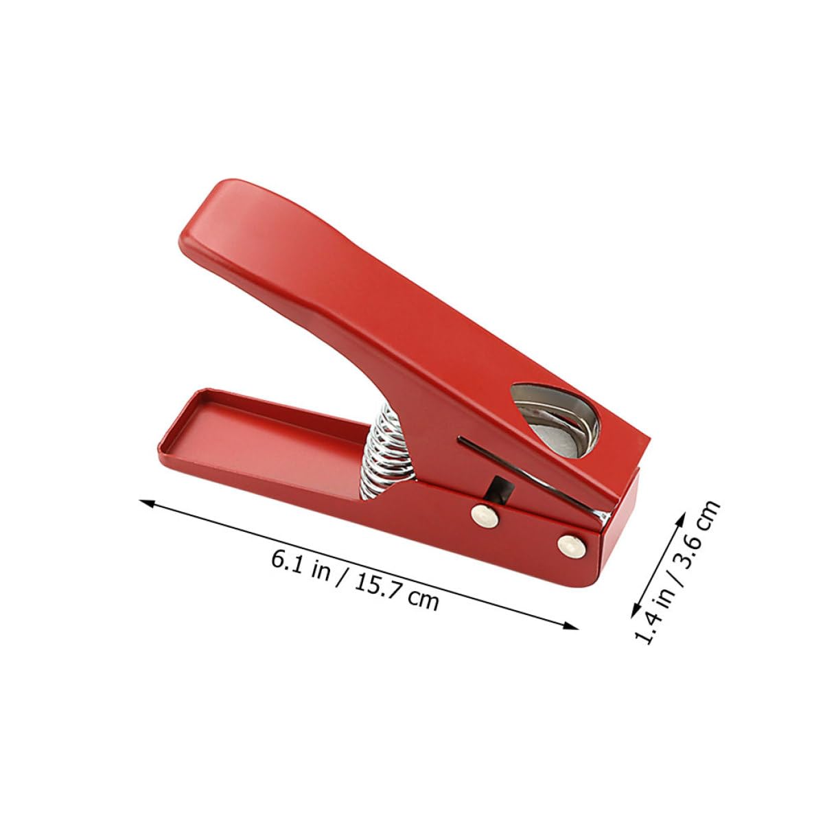 ibasenice Guitar Pick Cutter Professionelles Gitarren-zubehör Robuster Punch Für Individuelle Picks Einfach Zu Bedienen Ergonomisches Design Für Musiker Und Bastel-enthusiasten Rote