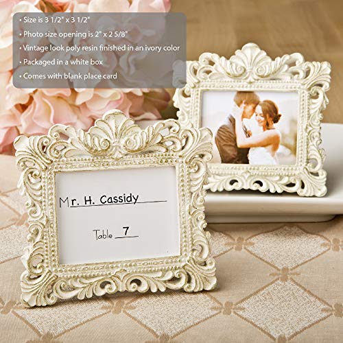 Fashioncraft 8384 Vintage Style Baroque Design Placecard Holder Or Picture Frame Wedding Favors, 1 #TOP2