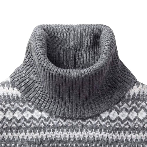 Image of Cable Knit Turtleneck Sweater Dress by Hope & Henry Girl