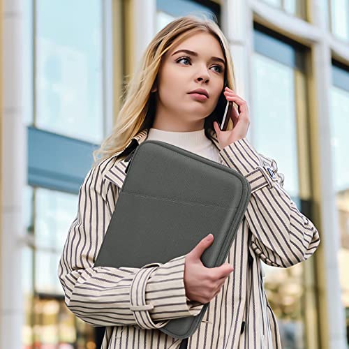Image of Dadanism 13 Inch Tablet Sleeve Bag Carrying Case for iPad Pro 13 inch M5 /M4 2025 /2024, iPad Air 13 inch M4 /M3 2026 /2025, iPad Pro 12.9 inch, Galaxy Tab S10+ /S9 FE+ /S9+ 12.4 inch, Remarkable Paper Pro 11.8 inch, Dark Gray