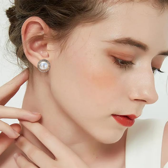 Pearl Jewelry Set for Women Elegant Necklace Earrings Rings Bracelet Prom Party Jewelry - Image 7