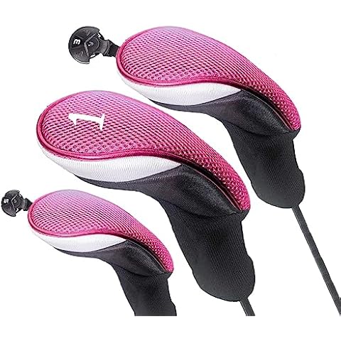 AXKAL Golf Wood Headcovers Set with Tags Cover