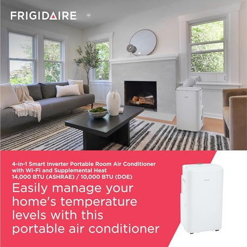 Image of Frigidaire Gallery 14,000 BTU Inverter Portable Air Conditioner, Heat