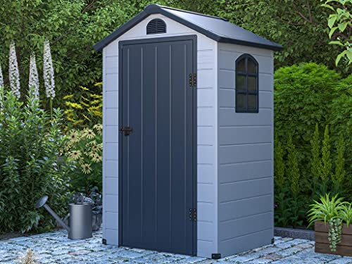 Abri de Jardin en résine Gris 1,39 m² CESIO