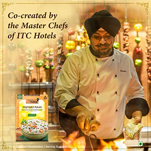 Image of Kitchens of India Ready to Eat Gravy - Dal Bukhara, 285g Carton x2 & Kitchens of India Vegetable Pulao, ITC Ready to Eat Indian Dish, Just Heat and Eat, 250gx2
