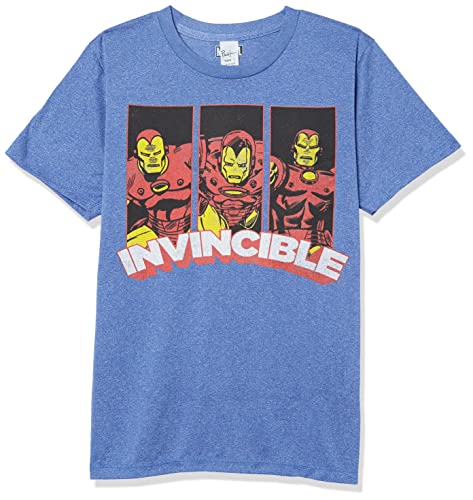T-shirt Marvel garçon avec coupe classique respirante manches courtes