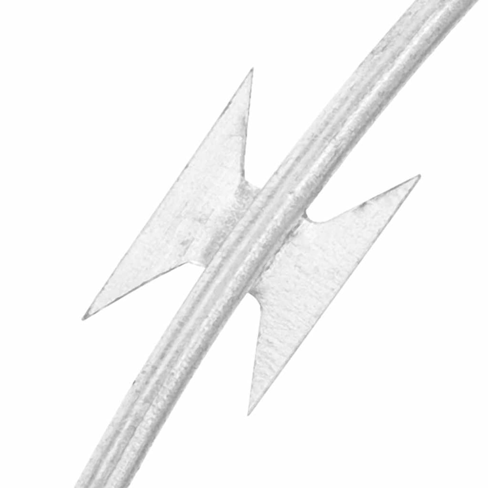 Gecheer Alambre de espino Concertina Acero galvanizado BTO-22 150 m