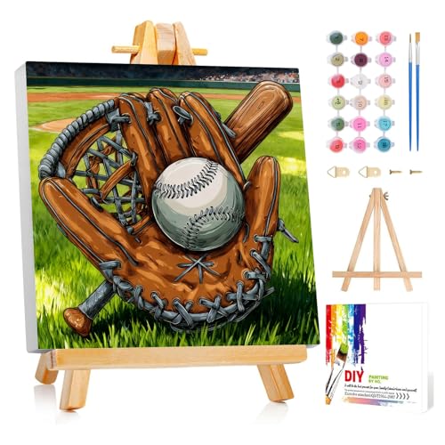 Reivworl Framed Paint by Numbers Kit Beginner & Kids Ages