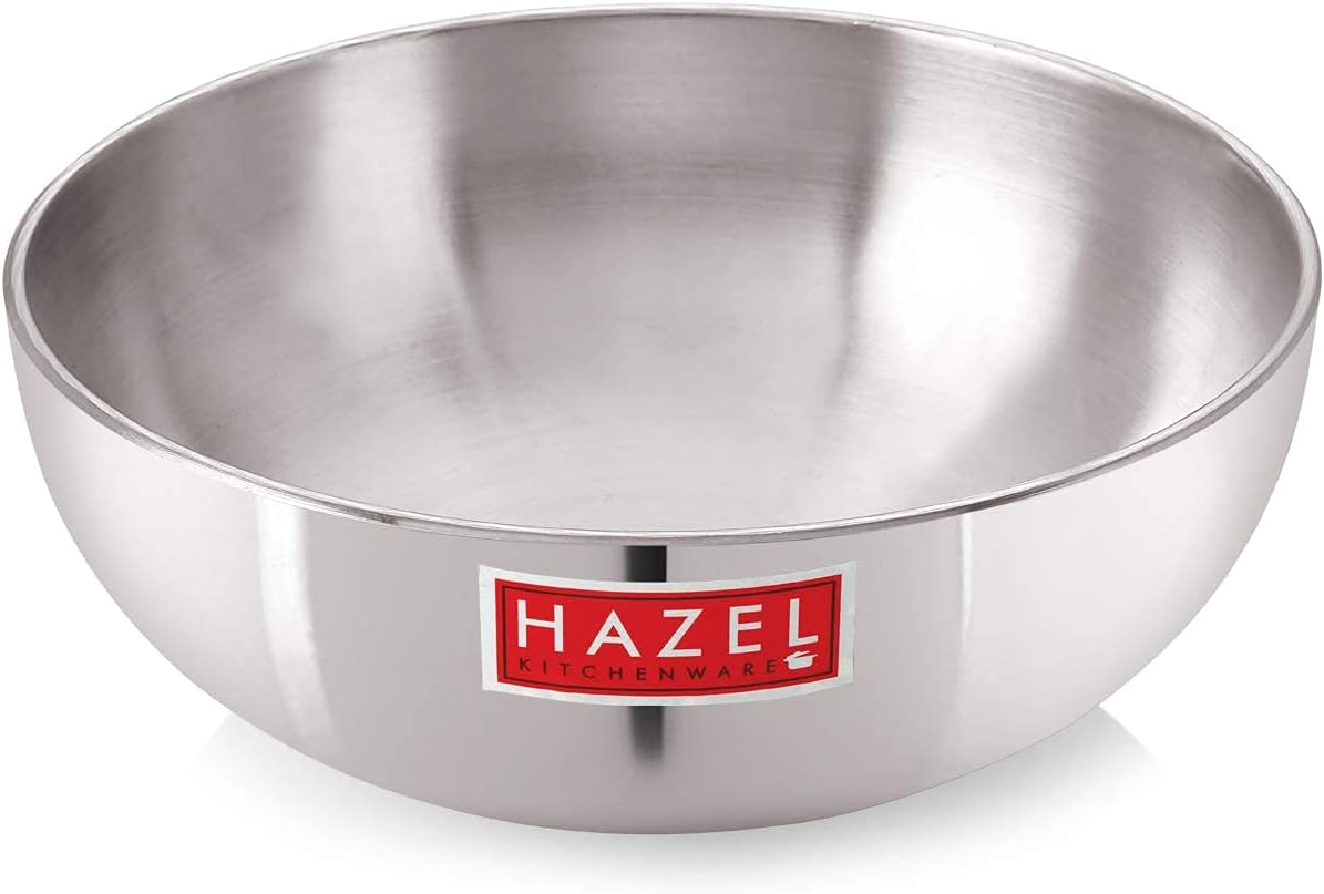 HAZEL 4mm Aluminium Tasra Frying Tasla Kadai, 26.7 cm, 5000 ML