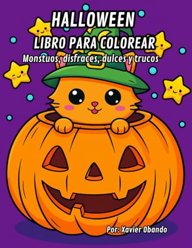 Halloween Libro para Colorear: Monstruos, disfraces, dulces y trucos