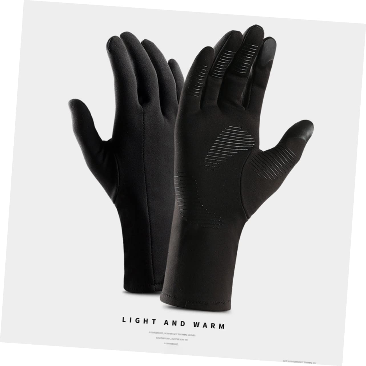 HANABASS Fahrradhandschuhe Mit Touchscreen SMS-Handschuhe Für Frauen Winter Voller Fingerhandschuh Trainingshandschuhe Handschuhe Zum Training Vollfingerhandschuhe Black Stoff