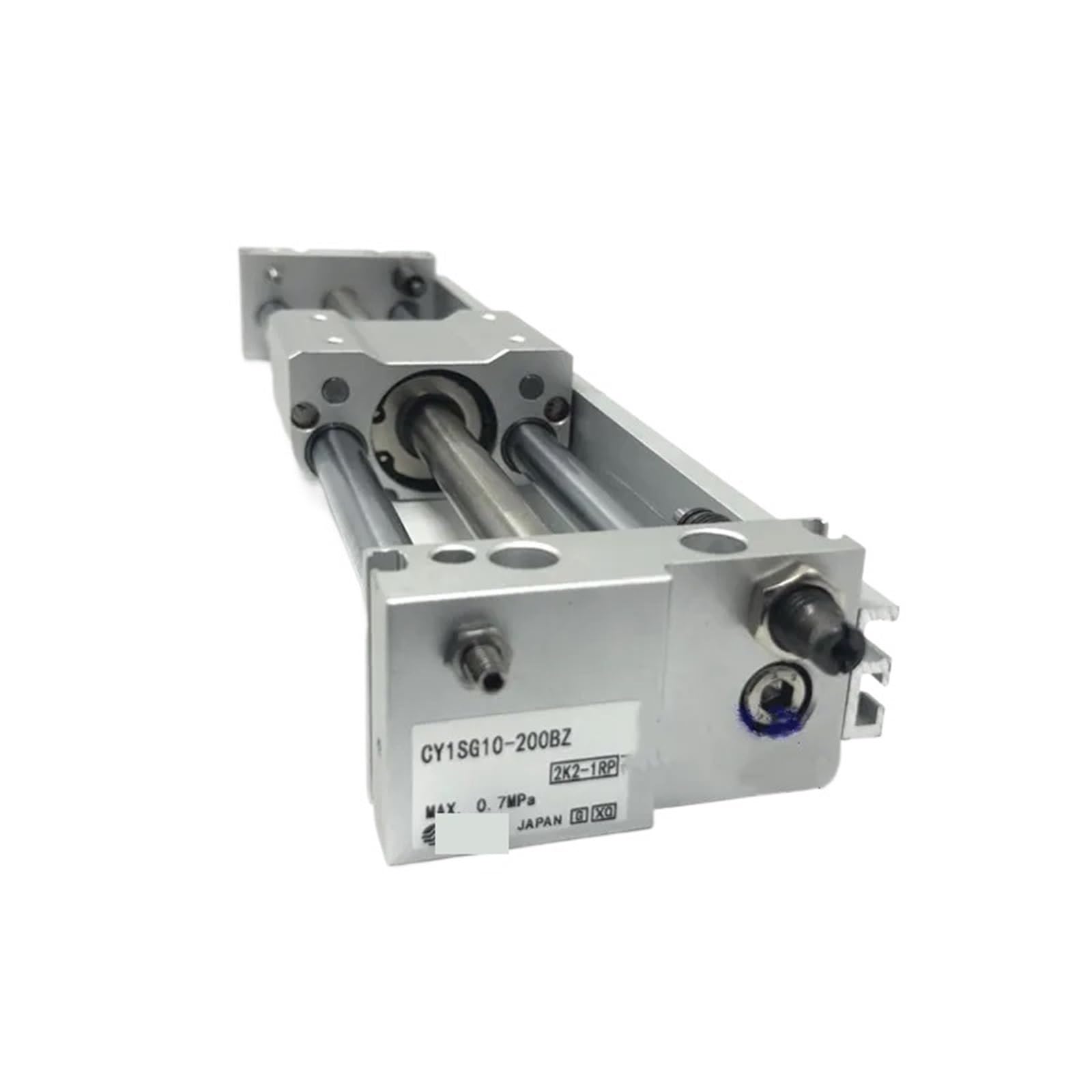 Cylindre pneumatique CY1S20-200 pour le transfert de pièces sur convoyeur industriel